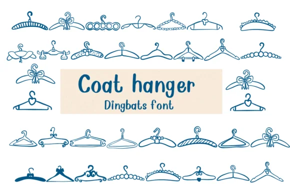 Coat Hanger by Nongyao — Dingbats Font