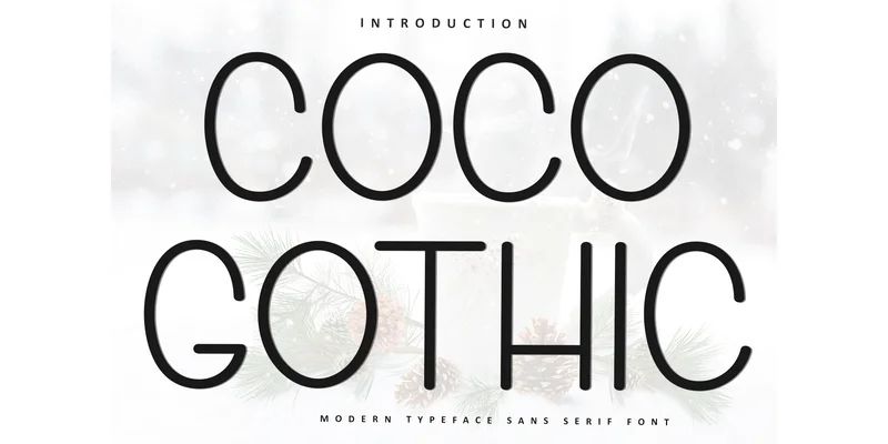 Coco Gothic Font by FreshTypeINK — Sans Serif Font