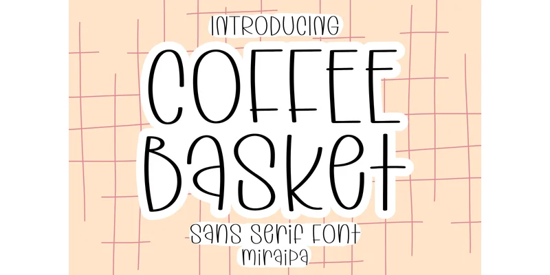 Coffee Basket Font by miraipa — Sans Serif Font