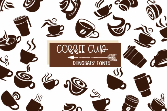 Coffee Cup by Sirinart — Dingbats Font