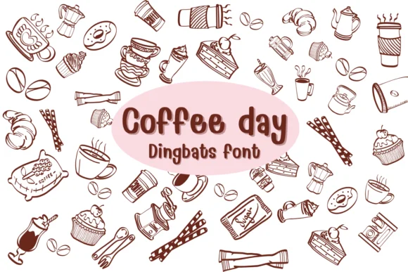 Coffee Day by Nongyao — Dingbats Font