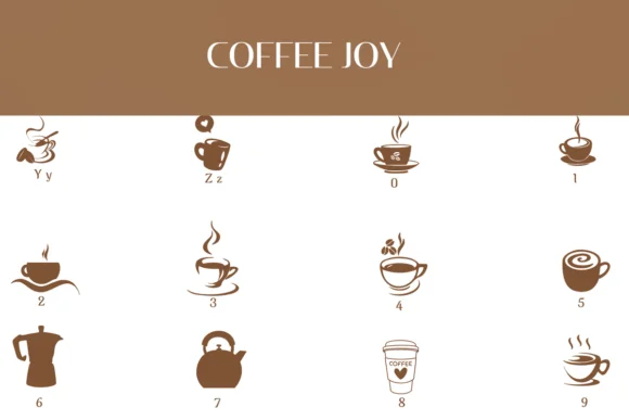 Coffee Joy by Heartcraft Atelier — Dingbats Font — thumbnail 4