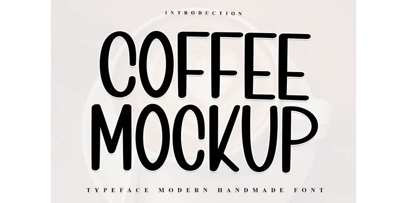 Coffee Mockup Font by Inermedia STUDIO — Sans Serif Font