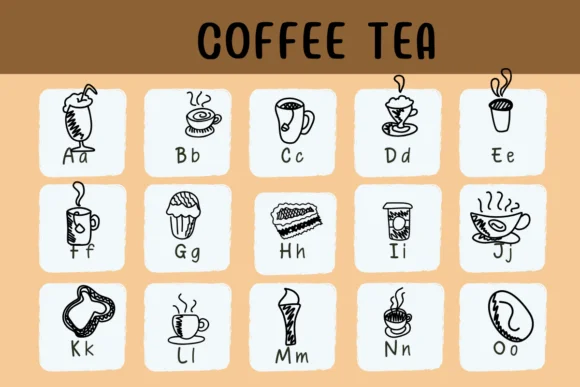 Coffee Tea by Nongyao — Dingbats Font — thumbnail 2