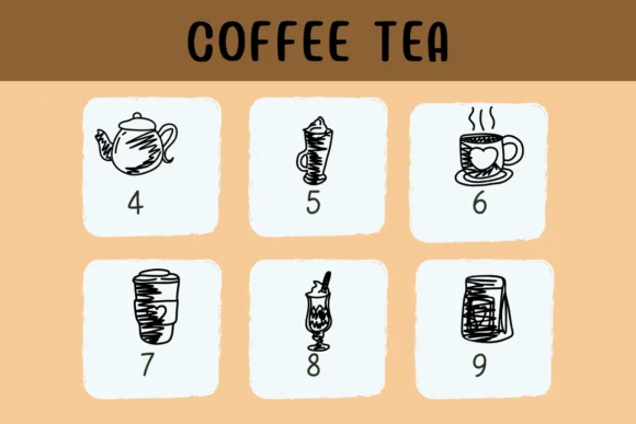 Coffee Tea by Nongyao — Dingbats Font — thumbnail 4