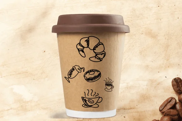 Coffee Tea by Nongyao — Dingbats Font — thumbnail 5