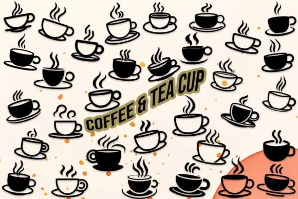 Coffee &amp; Tea Cup by MOMAT THIRTYONE — Dingbats Font