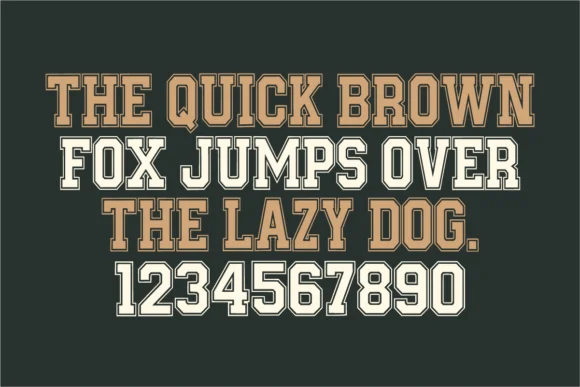 College Abcd by anamalmusyaffaCreative — Slab Serif Font — thumbnail 5