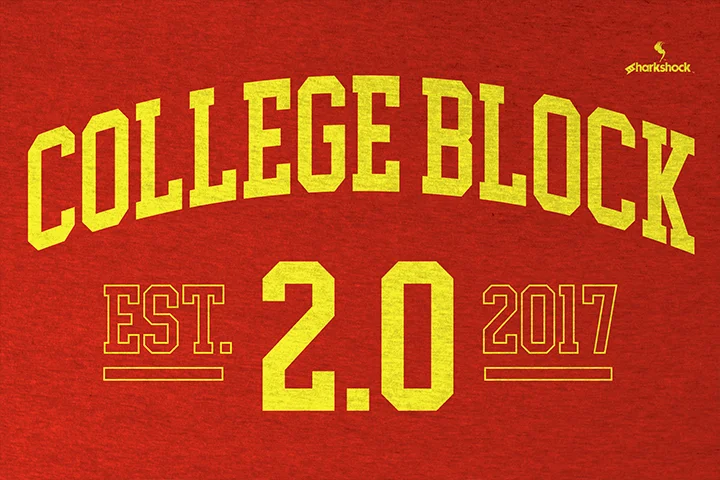 College Block 2.0 by Sharkshock — Slab Serif Font