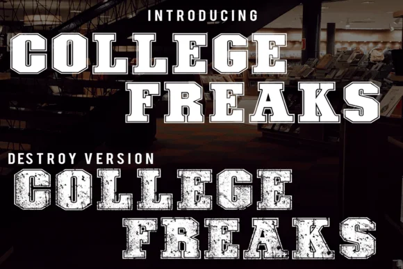 College Freaks by CconceptLab Digitals β Slab Serif Font