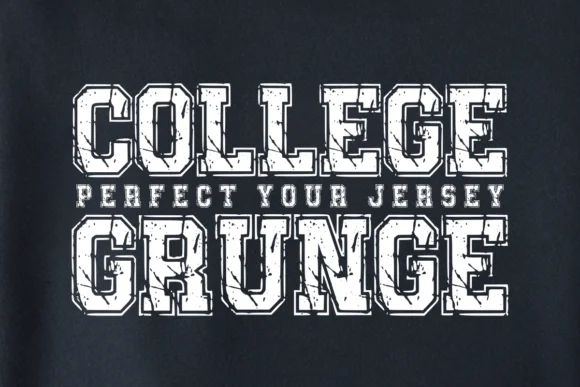 College Grunge by anamalmusyaffaCreative — Slab Serif Font