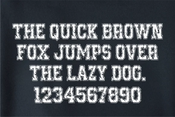 College Grunge by anamalmusyaffaCreative — Slab Serif Font — thumbnail 3