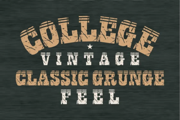 College Vintage by Sahira Studio — Slab Serif Font
