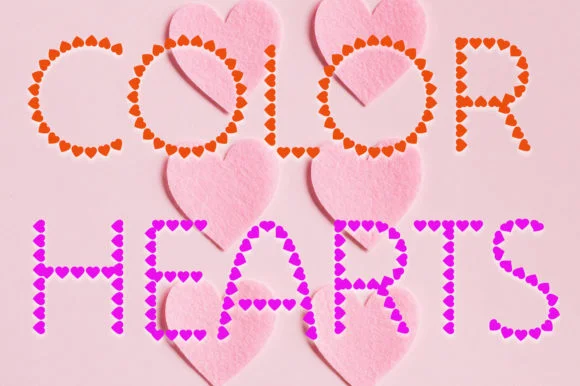 Color Hearts by Vladimir Carrer — Color Fonts Font