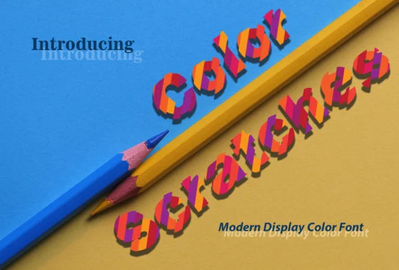Color Scratches by rulihoki studio — Color Fonts Font