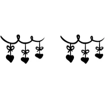 Colorful Hearts by Nongyao — Dingbats Font — thumbnail 8