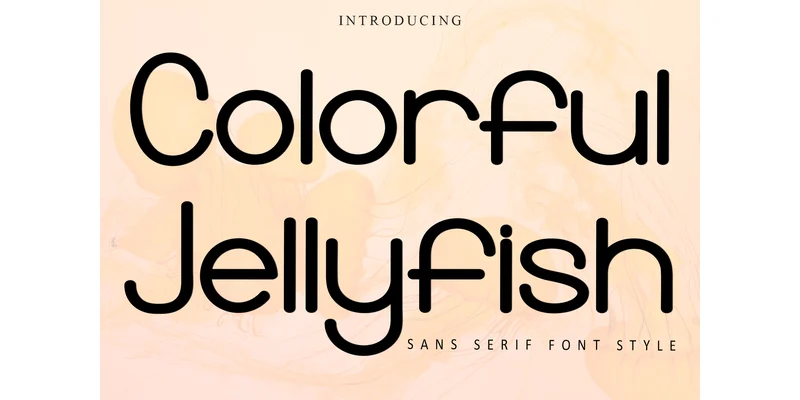 Colorful Jellyfish Font by Inermedia STUDIO — Sans Serif Font
