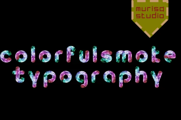 Colorfulsmoke by murisa.studio — Color Fonts Font