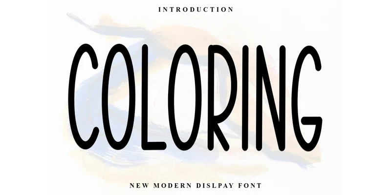 Coloring Font by FreshTypeINK — Sans Serif Font