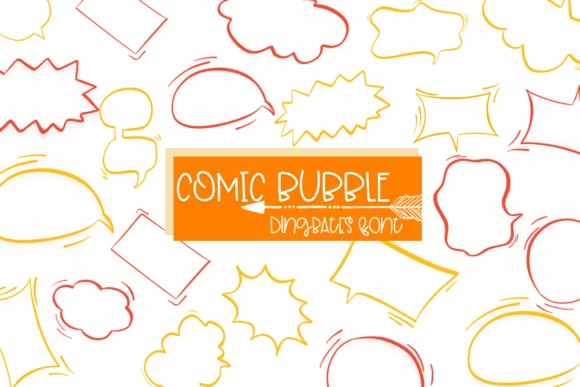 Comic Bubble by Sirinart — Dingbats Font