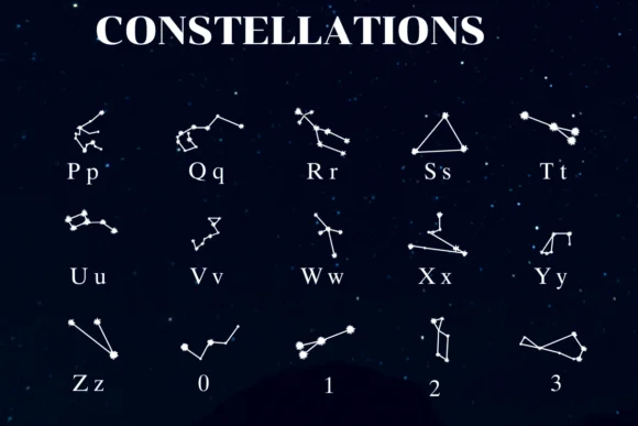 Constellations by Nongyao — Dingbats Font — thumbnail 3