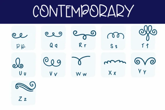 Contemporary by Sirinart — Dingbats Font — thumbnail 3