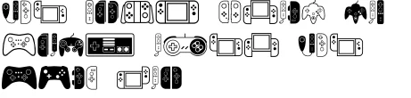 Controllers by vladimirnikolic — Dingbats Font — thumbnail 4