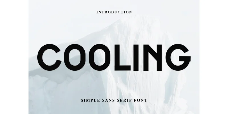 Cooling Font by FreshTypeINK — Sans Serif Font