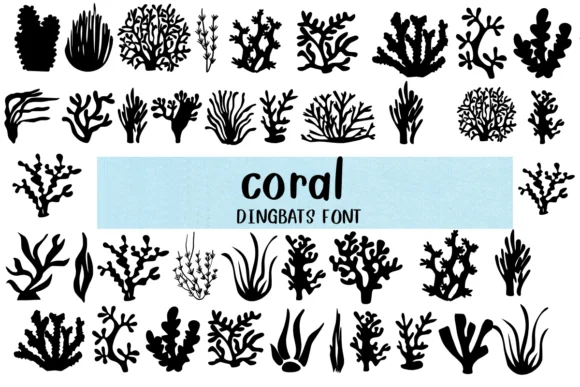 Coral by Nongyao — Dingbats Font