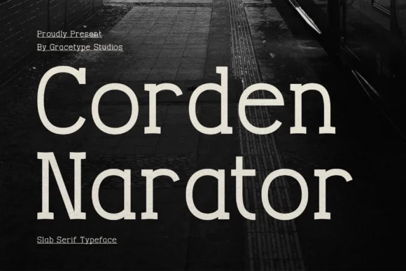 Corden Narator by Gracetypestudio โ Slab Serif Font