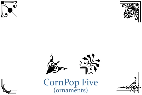 Corn Pop Five by Intellecta Design — Dingbats Font