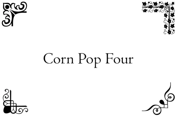 Corn Pop Four by Intellecta Design — Dingbats Font