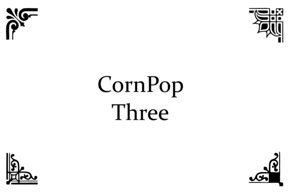 CornPop Three by Lisa Miller Design — Dingbats Font