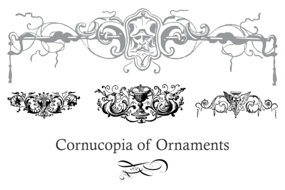 Cornucopia of Ornaments by Intellecta Design — Dingbats Font