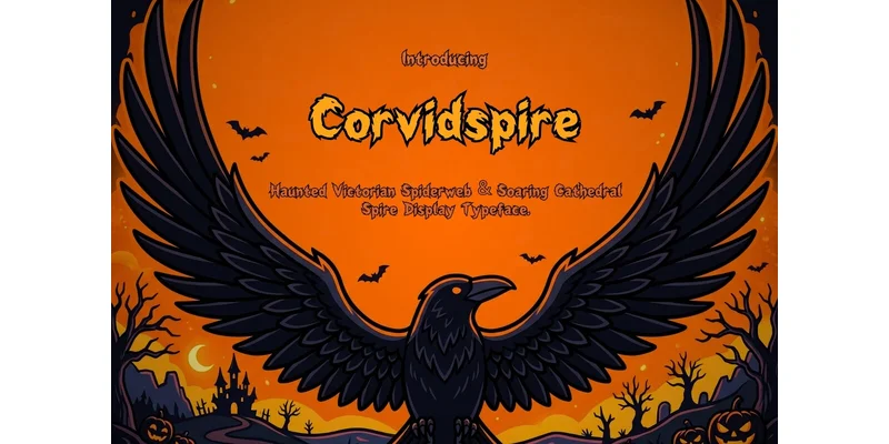 Corvidspire Font by GraphicxPack — Display Font
