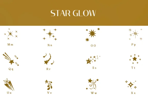 Cosmic Starlight by Heartcraft Atelier — Dingbats Font — thumbnail 3