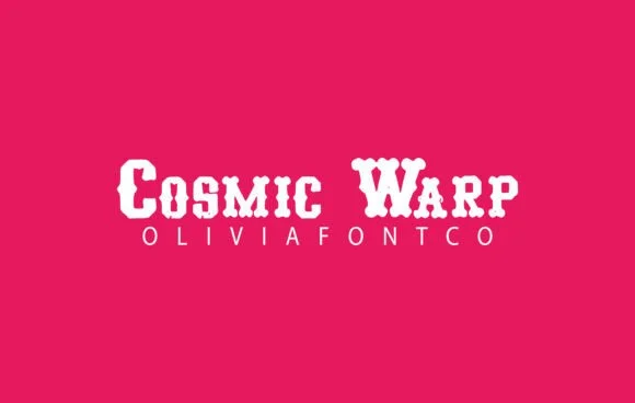 Cosmic Warp by OliviaFontCo — Slab Serif Font
