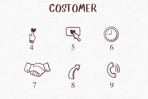 Costomer by Nongyao — Dingbats Font — thumbnail 4
