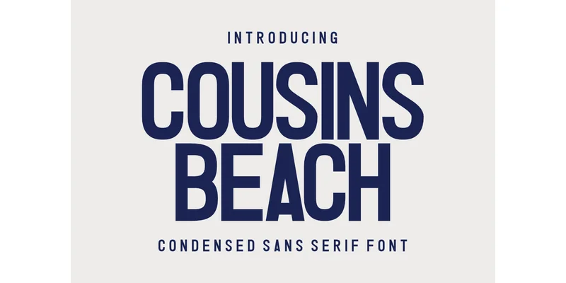 Cousins Beach Font by CraftedType Studio — Sans Serif Font