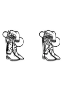 Cowboy Boots by The Makewell Paper Co — Dingbats Font — thumbnail 8