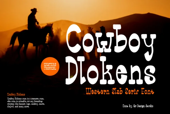 Cowboy Dlokens by qrdesignstd — Slab Serif Font