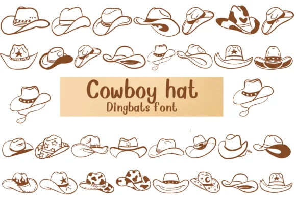 Cowboy Hat by Nongyao — Dingbats Font