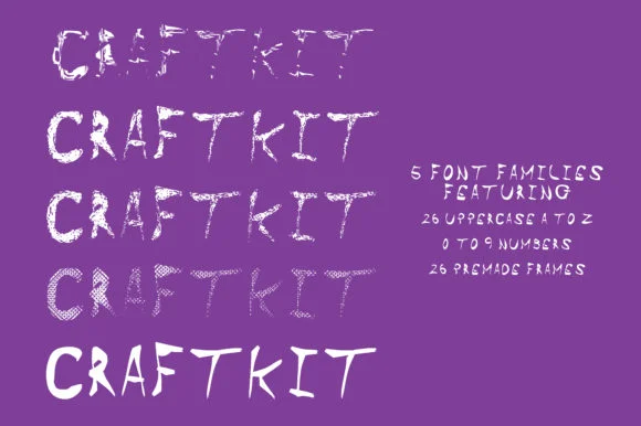 Craft Kit by GraphicsBam Fonts — Dingbats Font