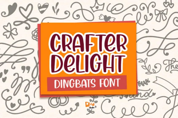 Crafter Delight by dmletter31 — Dingbats Font