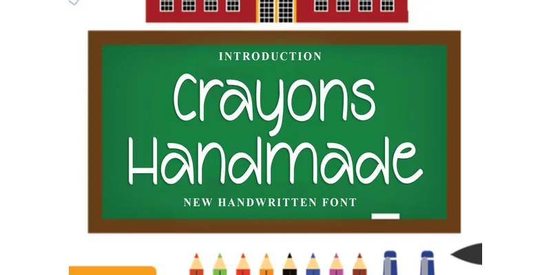 Crayons Font by K_IN Studio — Sans Serif Font