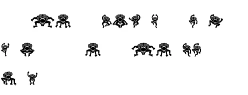 Crazy Monkey by vladimirnikolic — Dingbats Font — thumbnail 5