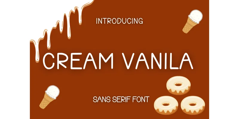 Cream Vanila Font by CraftedType Studio — Sans Serif Font