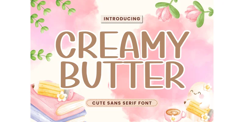 Creamy Butter Font by Letterayu — Sans Serif Font
