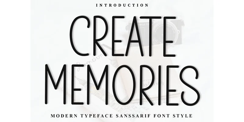 Create Memories Font by Inermedia STUDIO — Sans Serif Font