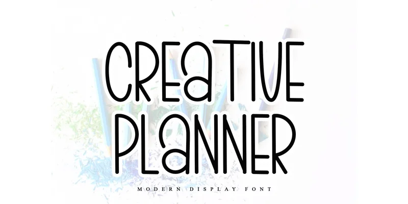 Creative Planner Font by PiPi Creative — Sans Serif Font